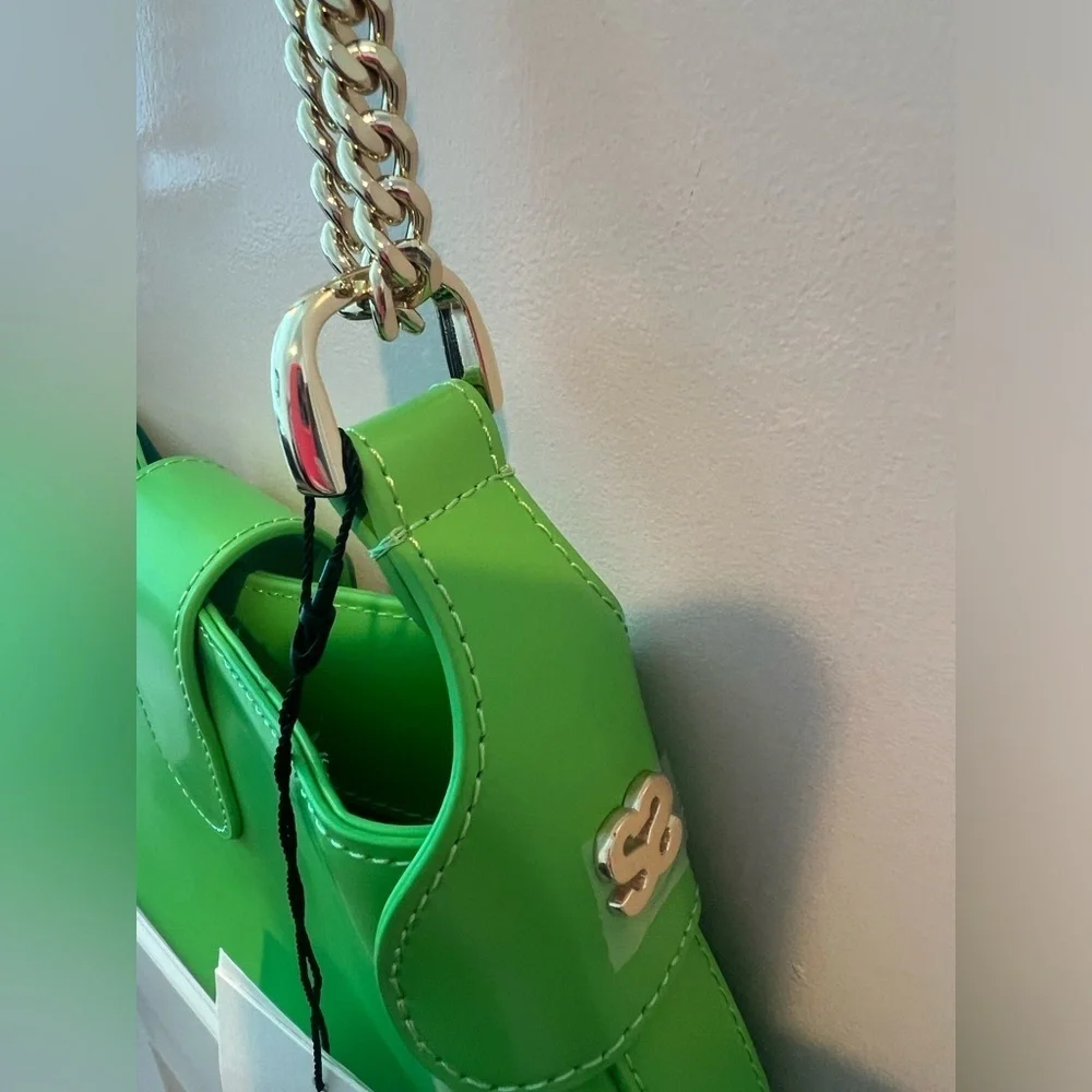 Sandro Sweet Janet Leather Shoulder Bag  NWT - Picture 9 of 16